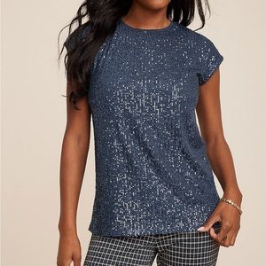 edgely™ Sequin Short Sleeve Tee